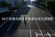 84个关键点麻豆开发者访谈沉浸观影