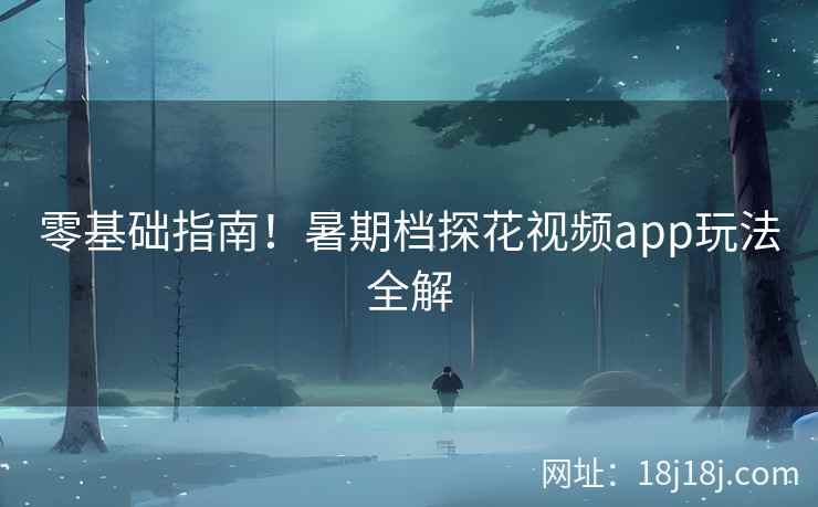 零基础指南！暑期档探花视频app玩法全解