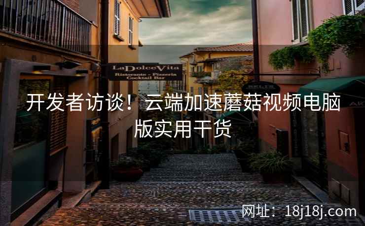 开发者访谈！云端加速蘑菇视频电脑版实用干货